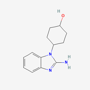 4-(2-amino-1H-benzimidazol-1-yl)Cyclohexanol