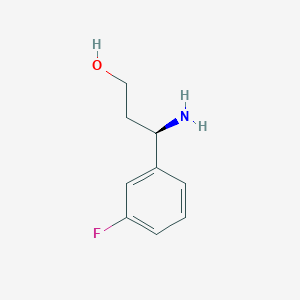 (r)-3-Amino-3-(3-fluorophenyl)propan-1-ol