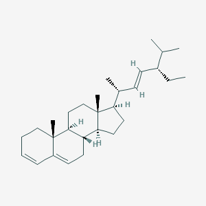 molecular formula C29H46 B033944 3,5,22-Stigmastatriene CAS No. 102491-96-3