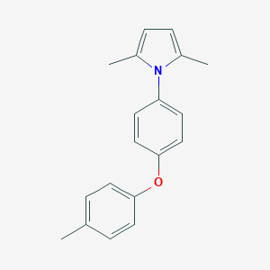 molecular formula C19H19NO B339440 2,5-dimethyl-1-[4-(4-methylphenoxy)phenyl]-1H-pyrrole 