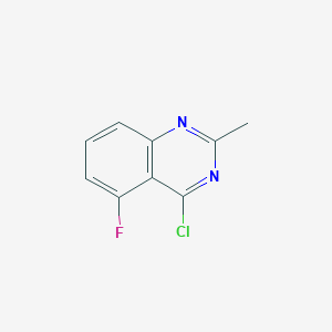 molecular formula C9H6ClFN2 B3394444 4-Chloro-5-fluoro-2-methylquinazoline CAS No. 1429782-22-8