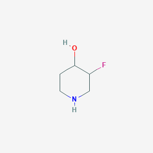 molecular formula C5H10FNO B3394453 3-Fluoropiperidin-4-ol CAS No. 1524707-65-0