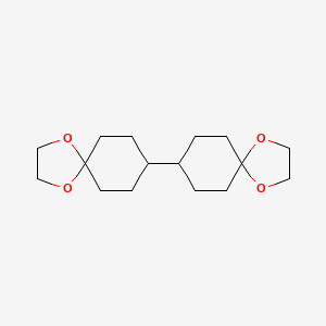molecular formula C16H26O4 B3394487 8,8'-Bi-1,4-dioxaspiro[4.5]decane CAS No. 194154-45-5
