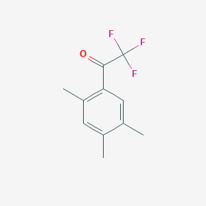molecular formula C11H11F3O B3394513 2,2,2-Trifluoro-1-(2,4,5-trimethylphenyl)ethan-1-one CAS No. 220675-88-7
