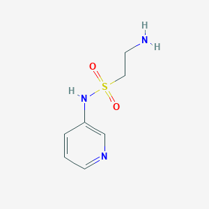 molecular formula C7H11N3O2S B3394516 2-amino-N-pyridin-3-ylethanesulfonamide CAS No. 223465-37-0