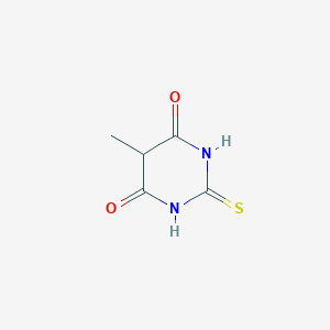 molecular formula C5H6N2O2S B3394522 5-Methyl-2-sulfanylidenedihydropyrimidine-4,6(1H,5H)-dione CAS No. 23450-37-5