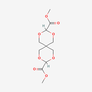 molecular formula C11H16O8 B3394539 Dimethyl 2,4,8,10-tetraoxaspiro[5.5]undecane-3,9-dicarboxylate CAS No. 3058-09-1
