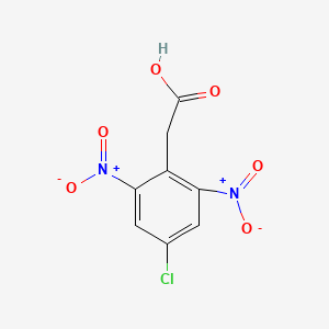 molecular formula C8H5ClN2O6 B3394540 2-(4-Chloro-2,6-dinitrophenyl)acetic acid CAS No. 328014-91-1