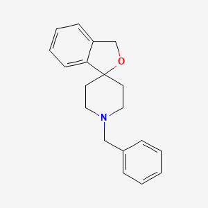 molecular formula C19H21NO B3394562 Spiro[isobenzofuran-1(3H),4'-piperidine], 1'-(phenylmethyl)- CAS No. 37663-43-7