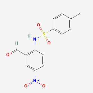 N-(2-formyl-4-nitrophenyl)-4-methylbenzenesulfonamide