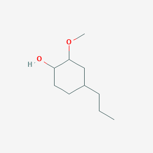 2-Methoxy-4-propylcyclohexan-1-ol