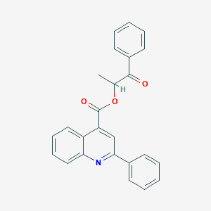 1-Oxo-1-phenylpropan-2-yl 2-phenylquinoline-4-carboxylate