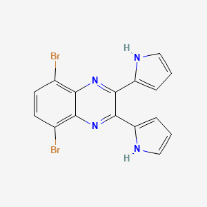 5,8-Dibromo-2,3-di(1H-pyrrol-2-yl)quinoxaline