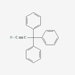 molecular formula C21H16 B3394646 Benzene, 1,1',1''-(2-propynylidyne)tris- CAS No. 6104-51-4