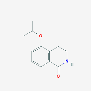 molecular formula C12H15NO2 B3394807 5-Isopropoxy-3,4-dihydroisoquinolin-1(2H)-one CAS No. 886949-60-6