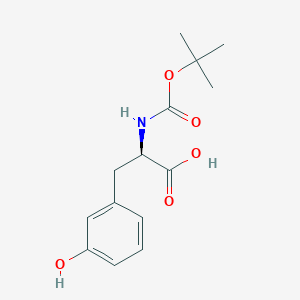 molecular formula C14H19NO5 B3394816 N-Boc-3-羟基-D-苯丙氨酸 CAS No. 90819-32-2