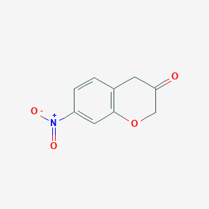 molecular formula C9H7NO4 B3394847 7-Nitrochroman-3-one CAS No. 944899-63-2