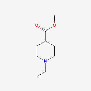 molecular formula C9H17NO2 B3394884 Methyl 1-ethylpiperidine-4-carboxylate CAS No. 99065-42-6