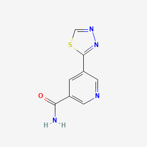 5-(1,3,4-Thiadiazol-2-yl)nicotinamide