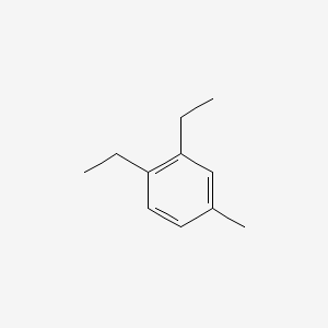 molecular formula C11H16 B3395059 1,2-Diethyl-4-methylbenzene CAS No. 13732-80-4