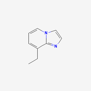 molecular formula C9H10N2 B3395190 8-Ethylimidazo[1,2-a]pyridine CAS No. 1956327-56-2