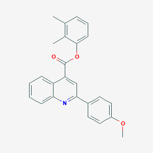 molecular formula C25H21NO3 B339523 2,3-Dimethylphenyl 2-(4-methoxyphenyl)quinoline-4-carboxylate 