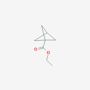 molecular formula C8H12O2 B3395239 Ethyl bicyclo[1.1.1]pentane-1-carboxylate CAS No. 22287-27-0