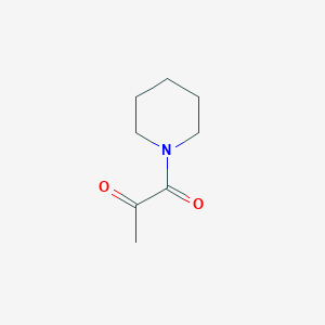 molecular formula C8H13NO2 B3395242 1,2-Propanedione, 1-(1-piperidinyl)- CAS No. 22381-22-2