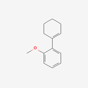 molecular formula C13H16O B3395245 1-(Cyclohex-1-en-1-yl)-2-methoxybenzene CAS No. 22618-48-0
