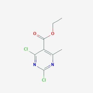 molecular formula C8H8Cl2N2O2 B3395325 Ethyl 2,4-dichloro-6-methylpyrimidine-5-carboxylate CAS No. 36802-47-8