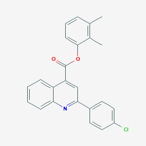 molecular formula C24H18ClNO2 B339534 2,3-Dimethylphenyl 2-(4-chlorophenyl)-4-quinolinecarboxylate 