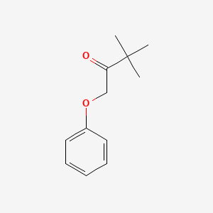 molecular formula C12H16O2 B3395347 3,3-Dimethyl-1-phenoxybutan-2-one CAS No. 39199-22-9