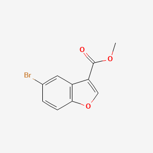 molecular formula C10H7BrO3 B3395377 Methyl 5-bromobenzofuran-3-carboxylate CAS No. 440083-76-1