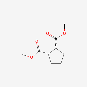 molecular formula C9H14O4 B3395399 (1R,2S)-1,2-Cyclopentanedicarboxylic acid dimethyl ester CAS No. 4841-91-2