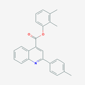 molecular formula C25H21NO2 B339540 2,3-Dimethylphenyl 2-(4-methylphenyl)-4-quinolinecarboxylate 