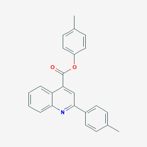 molecular formula C24H19NO2 B339541 4-Methylphenyl 2-(4-methylphenyl)-4-quinolinecarboxylate 