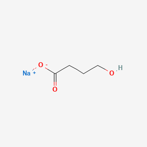 molecular formula C4H8NaO3+ B3395410 羟基丁酸钠 CAS No. 502-85-2