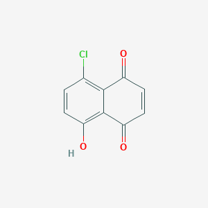 molecular formula C10H5ClO3 B3395421 5-Chloro-8-hydroxynaphthalene-1,4-dione CAS No. 52431-59-1