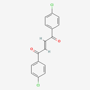 molecular formula C16H10Cl2O2 B3395445 (E)-1,4-bis(4-chlorophenyl)but-2-ene-1,4-dione CAS No. 5465-37-2