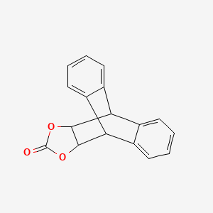 molecular formula C17H12O3 B3395447 16,18-Dioxapentacyclo[6.6.5.02,7.09,14.015,19]nonadeca-2,4,6,9,11,13-hexaen-17-one CAS No. 5675-70-7