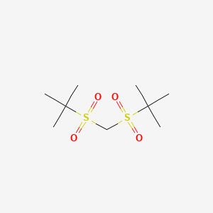 molecular formula C9H20O4S2 B3395546 Bis(tert-Butylsulfonyl)methane CAS No. 7144-89-0