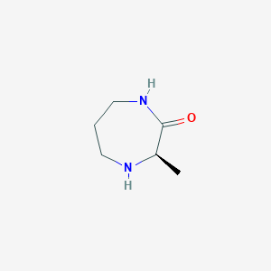 molecular formula C6H12N2O B3395609 (R)-3-Methyl-1,4-diazepan-2-one CAS No. 790207-81-7