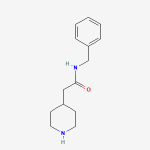 molecular formula C14H20N2O B3395645 N-Benzyl-2-(piperidin-4-yl)acetamide CAS No. 881019-59-6