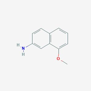 molecular formula C11H11NO B3395680 7-Amino-1-methoxynaphthalene CAS No. 92287-47-3