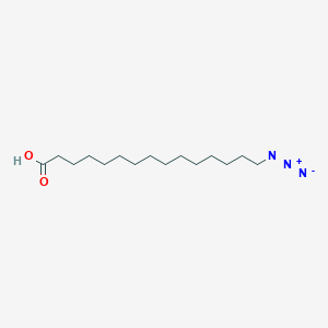 B3395779 15-Azidopentadecanoic acid CAS No. 118162-46-2