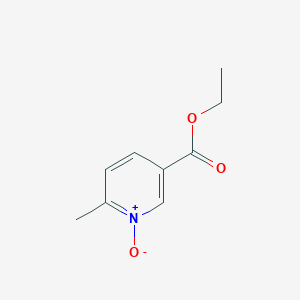 Ethyl 6-methyl-1-oxo-1lambda~5~-pyridine-3-carboxylate
