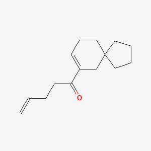 molecular formula C15H22O B3395830 4-Penten-1-one, 1-spiro[4.5]dec-7-en-7-yl- CAS No. 224031-70-3