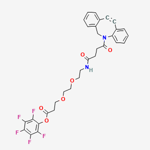 molecular formula C32H27F5N2O6 B3395834 DBCO-PEG2-PFP ester CAS No. 2304558-23-2