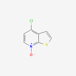 molecular formula C7H4ClNOS B3395841 4-Chloro-7-oxo-7lambda~5~-thieno[2,3-b]pyridine CAS No. 25557-54-4