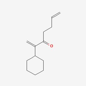 molecular formula C13H20O B3395860 1,6-Heptadien-3-one, 2-cyclohexyl- CAS No. 313973-37-4